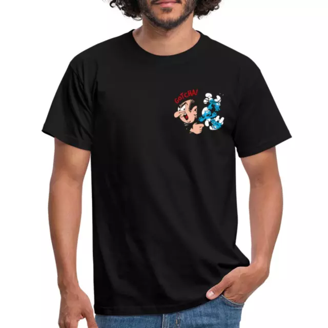 Die Schlümpfe Gargamel Gotcha Männer T-Shirt