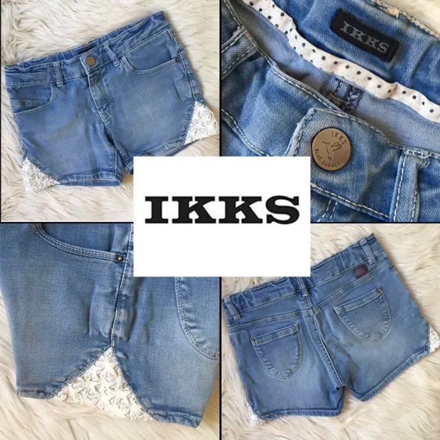 Short jean et dentelle IKKS