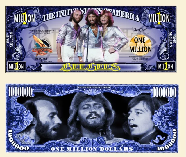OUR BEE GEES BAND NOVELTY NOTE (25 Bills)