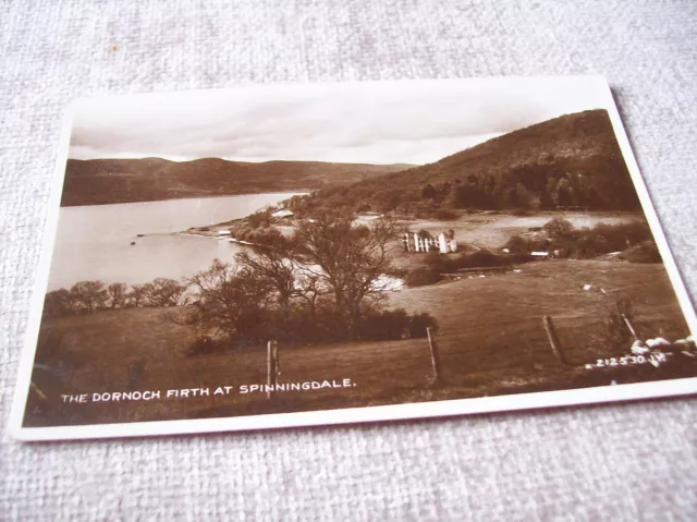 Postcard -- The Dornoch Firth At Spinningdale, Sutherland