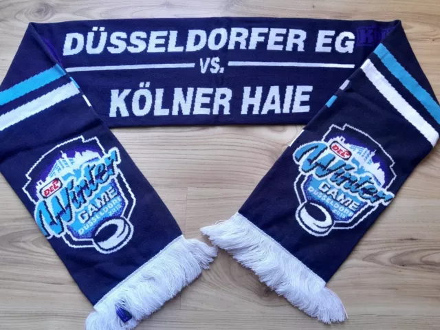 Düsseldorfer EG vs Kölner Haie Fanschal 🏒Eishockey🏒  DEL Winter Game 2015 DEG
