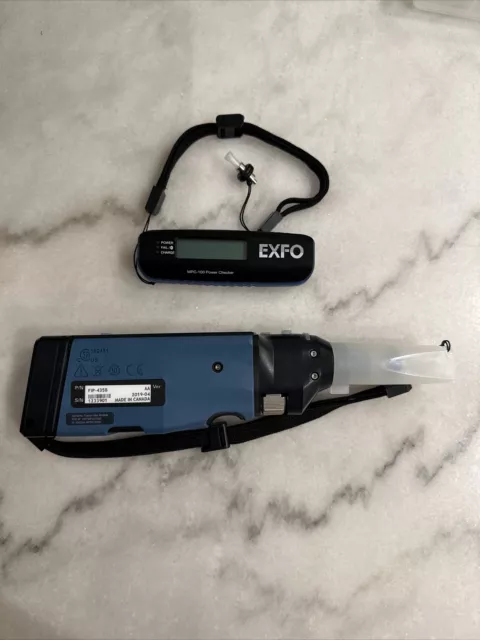 EXFO Fiber Optic Kit w/ MPC-100 And FIP-435B Plus 7 Tips And Accessories