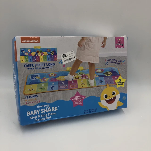 NICKELODEON PINKFONG BABY Shark Step & Sing Piano Dance Mat 2020 New