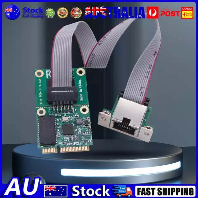 M.2 Gigabit Lan Adapter 2.5G/1000/100Mbps RJ45 Network Card (Mini PCIE NIC 2.5G)