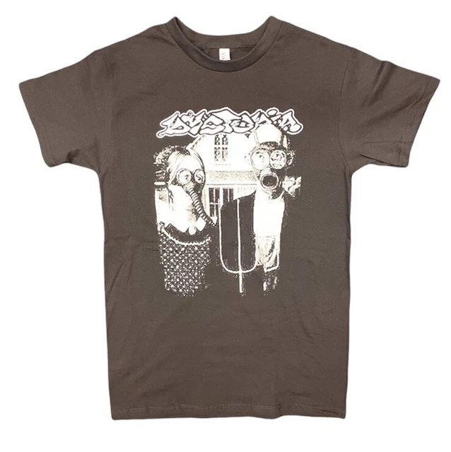 Dystopia 'American Gothic' T Shirt Short Sleeve Crew Neck  (Crust Punk) Sz Small