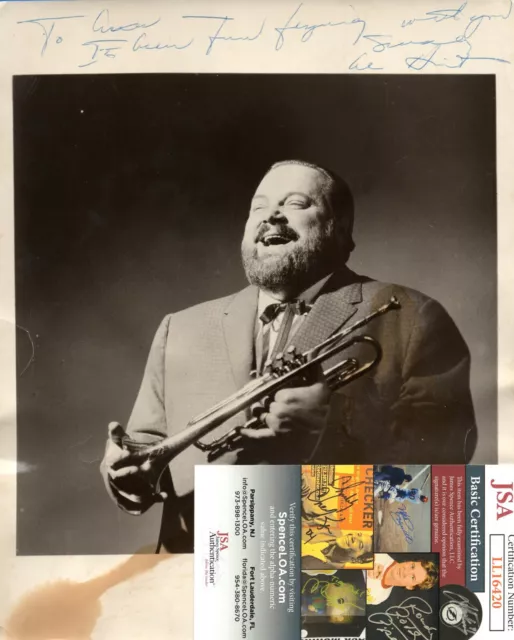 Al Hirt Jazz Musician Hand Signed Autograph 8x10 Vintage Photo with JSA COA