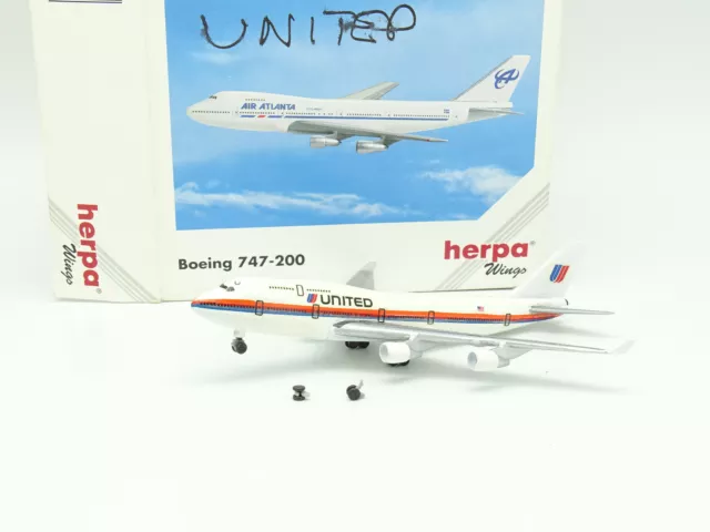 Herpa Aircraft Airlines 1/500 - Boeing 747 200 United
