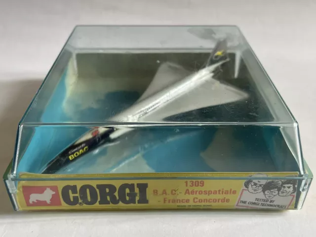 Diecast Corgi Aircraft Lintoy Boac Bac Concorde Supersonic Jet Airliner Boxed