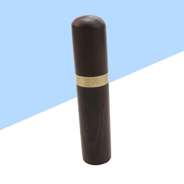 Mini agujas contenedor de fieltro de madera bordado contenedor de almacenamiento