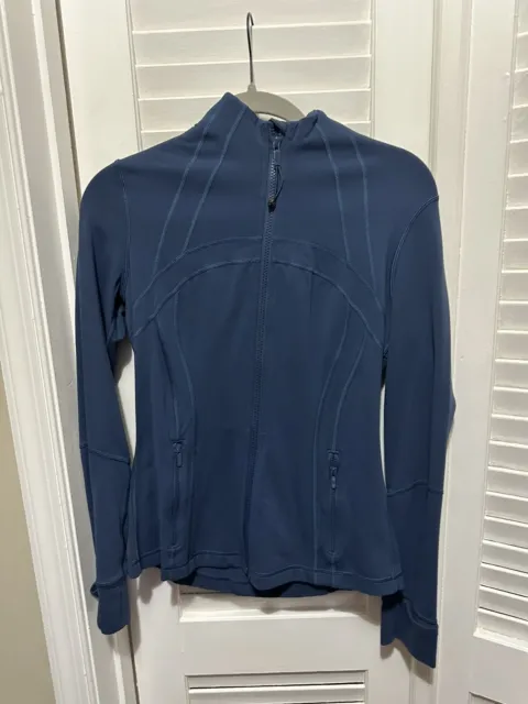 Lululemon Define Jacket *Luon Mineral Blue Size : 8
