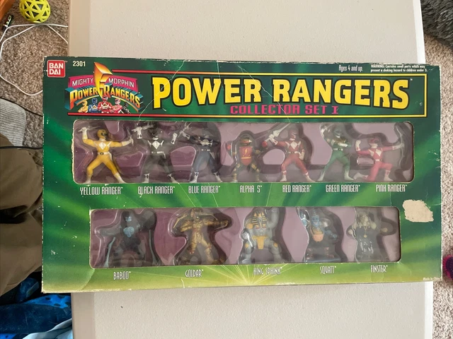 Mini Morphin Power Rangers LOT COLLECTOR MIGHTY Morphin Power Rangers 1 Mini Figurines 2301 1994 ...