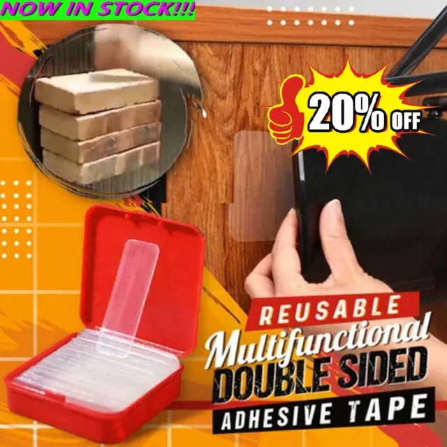 Reusable Multifunctional Double Sided Adhesive Tape（60 PCS） New Year 2022 Sale