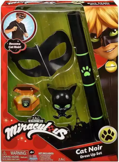 Bandai Adrien Agreste Cat Noir 6 Action Figure Miraculous Ladybug Light up  D5