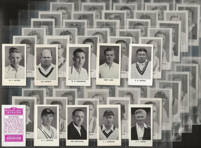 Thomson (Dc)-Full Set- The Worlds Best Cricketers (Mauve Different 72 Cards)