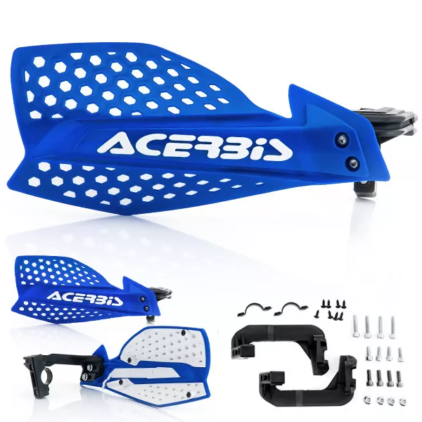 Acerbis X Ultimate Handguards Blue White Motocross Mx Enduro Cheap Off Road Pair