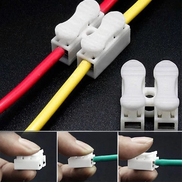 10X SAMPLE QUICK Wiring Electric Wire Connector Terminal J3S2 CH2 Cable