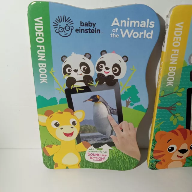 Baby Einstein Animals of the World In the Jungle Farm Friends Video Fun Books 3