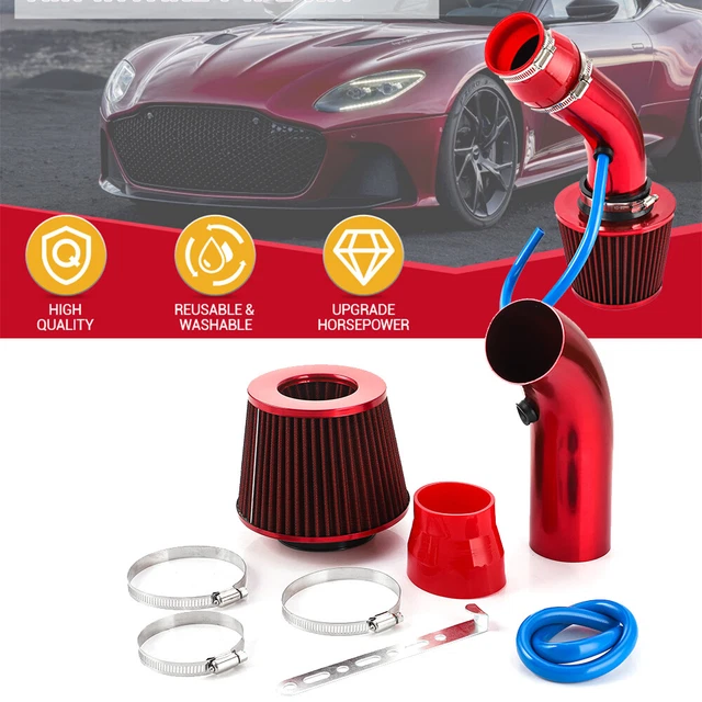 COLD AIR INTAKE Filter Induction Kit Pipe Power Flow Hose System Car