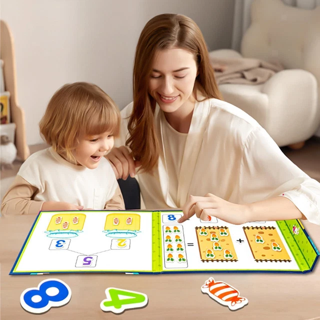 Blocs Magnétiques Arithmétiques – Chiffres Colorés En ABS Pour Apprendre Les Maths