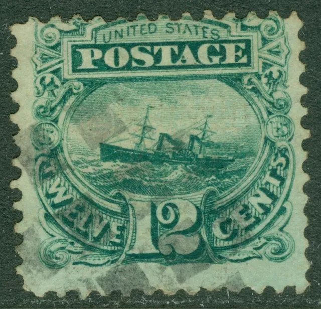 EDW1949SELL: USA 1869 Scott # 117 Verwendet. Licht Cancels Katalog