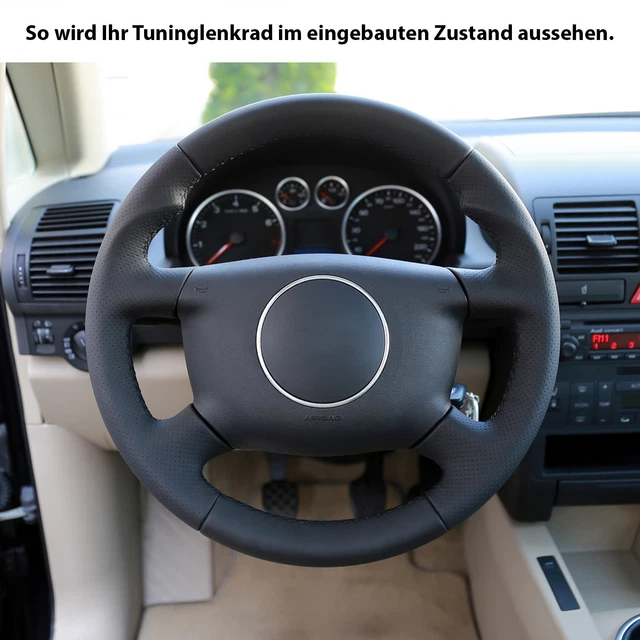 AUDI LENKRAD A2 8Z A3 8L A4 B6 A6 C5 A8 D3 Neu Beziehen Daumenauflagen 11067 EUR 239,00