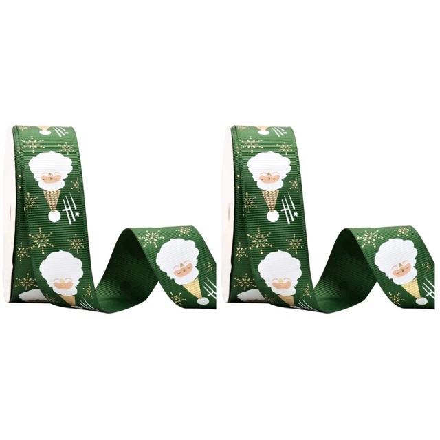 2x Partei Dekorative Bänder Weihnachten Geschenk Paket Band Weihnachten Band