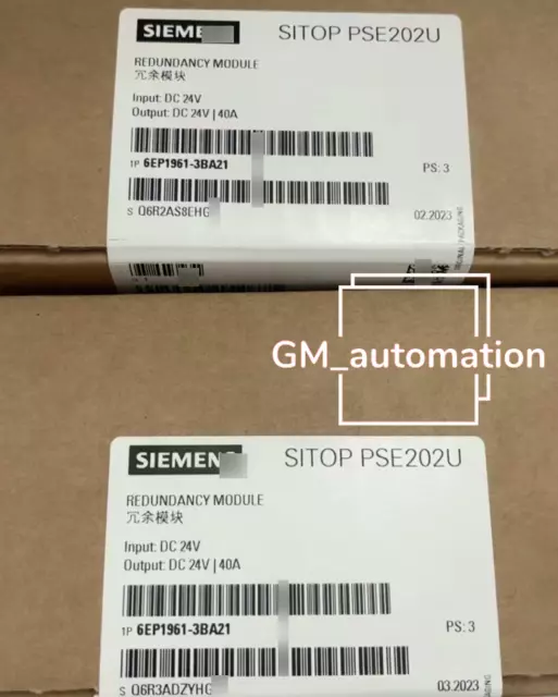 6EP1961-3BA21 brand new Siemens Power redundancy module Shipping DHL or FedEX