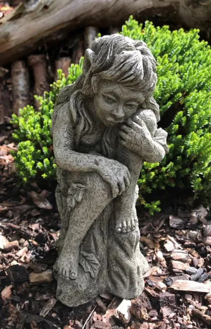 Hazel the Wood Sprite Fairy Stone Garden Ornament