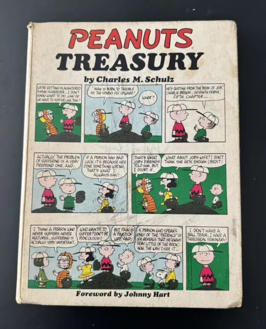 VINTAGE Peanuts Treasury by Charles M. Schultz  (1968, Hardcover)