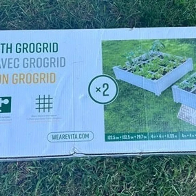 CLASSIC 4x4x11 Garden Bed with GroGrid