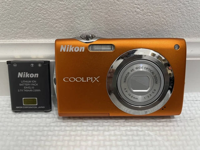 Nikon COOLPIX S3000 オレンジ 4倍光学ズーム Amazon.com : Nikon Coolpix S3000 12 MP Digital Camera with
