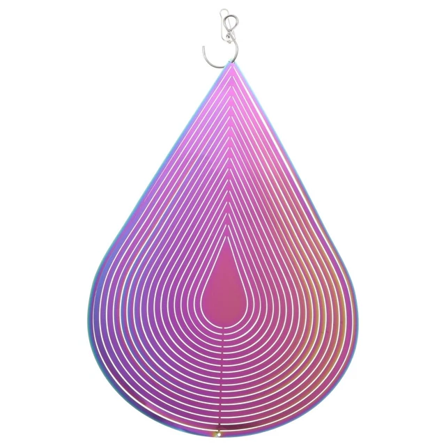 Bunte Metallwasser-Drop-Wind-Pimulations-kreatives rotierendes