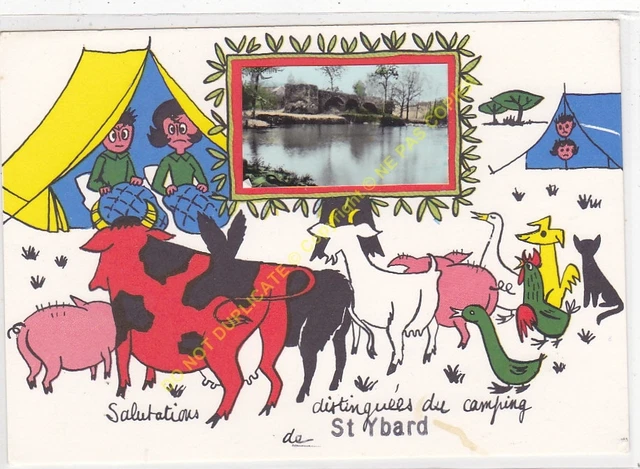 Cpsm 19140 Saint Ybard Humor Illustrator Greetings Distinguished of / The