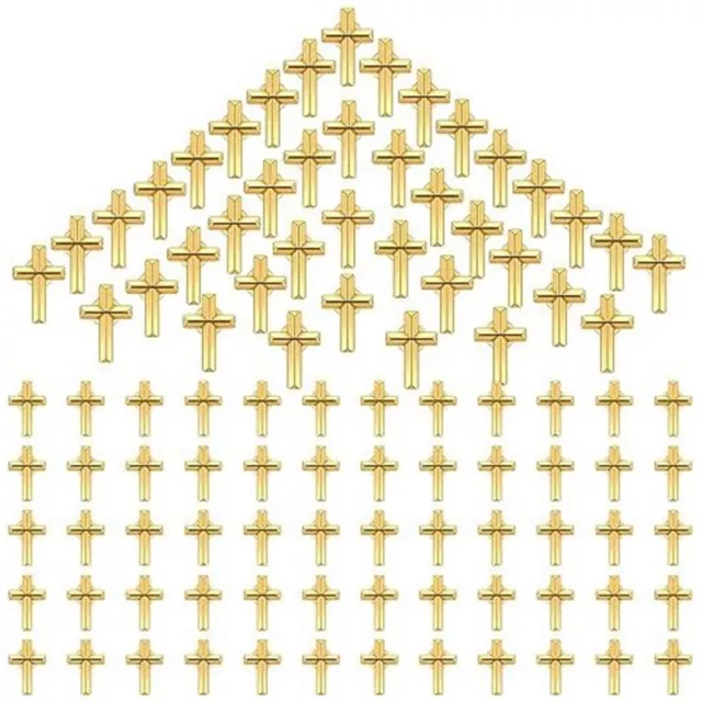 100 Pcs  Lapel Pin Bulk Set Gold Pins Religious  Pin Gold Enamel9518