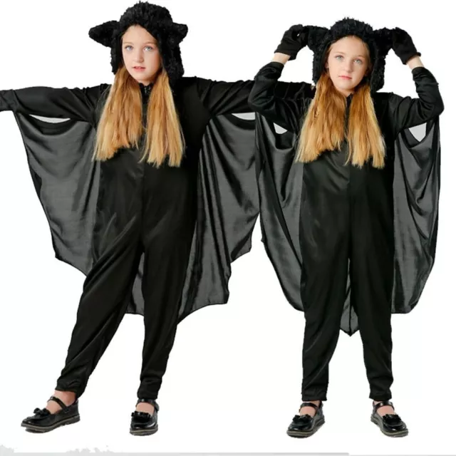 Abito da festa Costume da Bat di Halloween Tuta Pipigiata  Ragazzo ragazza