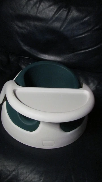 Mamas & Papas Baby Snug Floor Seat Booster Chair w/ Removable Tray Green