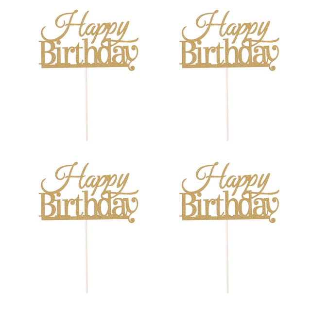 10 piezas insertos para pasteles decoraciones para cupcakes luz portátil mesa de postre