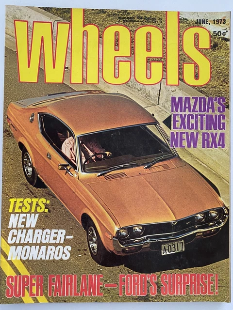 JUNE 73 VALIANT Charger Monaro GTS Datsun 240Z Mazda RX4 Panther Jaguar ...