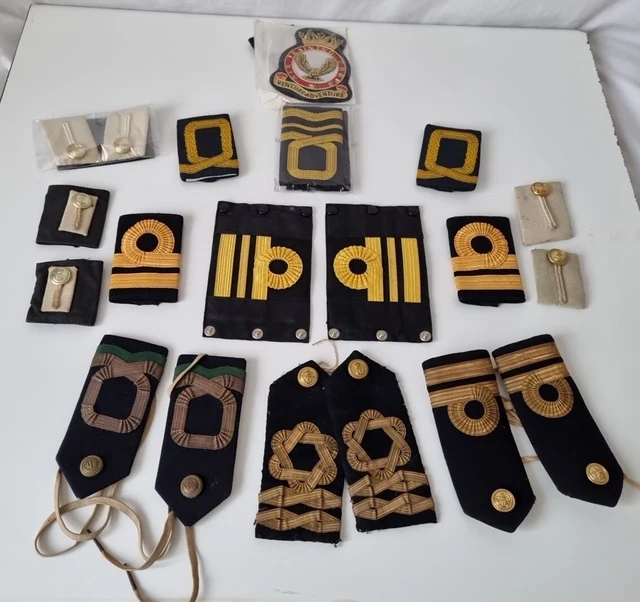 Genuine British Naval Desert ROYAL NAVY ABLE RATE Rank Slides - Foto 14