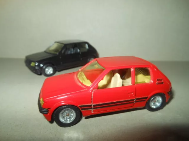 lot miniature 1/43 Peugeot 205 GTI SOLIDO cup rallye RS turbo WRC 306 206 307 gt