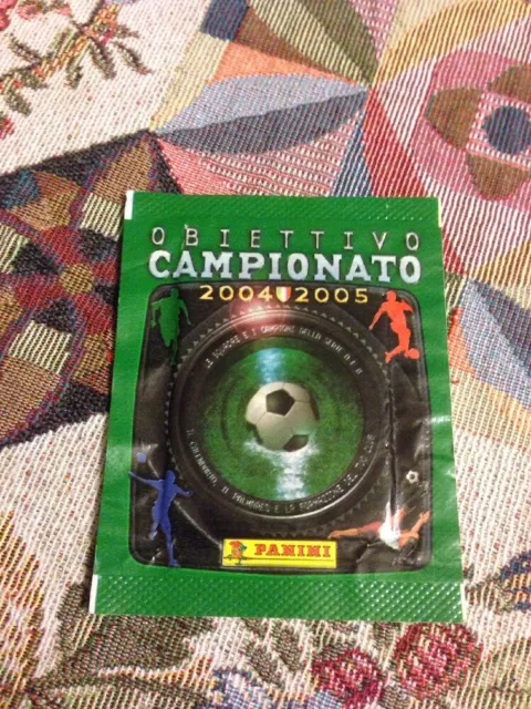Bustina Figurine Sigillata Calciatori Obiettivo Campionato 2004/05 Ediz. Panini