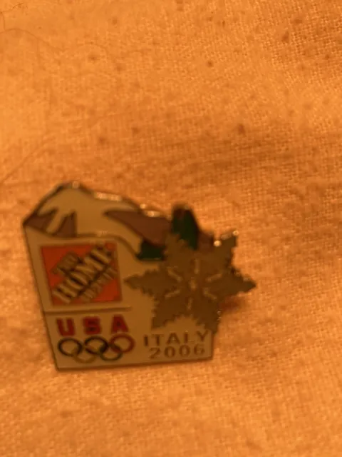 2006 Home Depot Collectable Winter Olympic Pin Italy