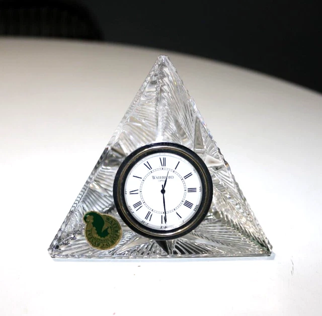 WATERFORD CRYSTAL CLOCK Times Square 2000 Millennium Star of Hope