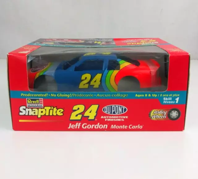 1998 Revell SnapTite Pro Finish Jeff Gordon #24 Monte Carlo 1/24 Scale Model