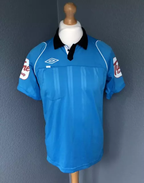 Umbro Blue EFL Football League Referee Shirt Top Jersey - Men's Size Medium M