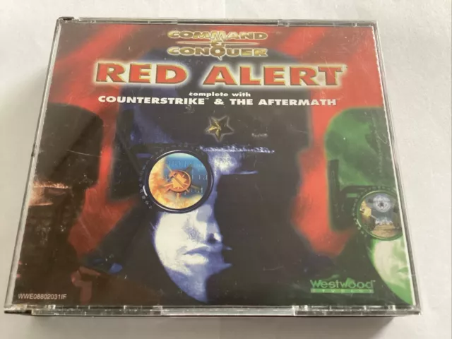 Command & Conquer: Red Alert (With Counterstrike & The Aftermath) PC CD-ROM