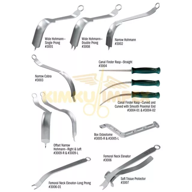 Unger Anterior Total Hip Retractor Instruments set