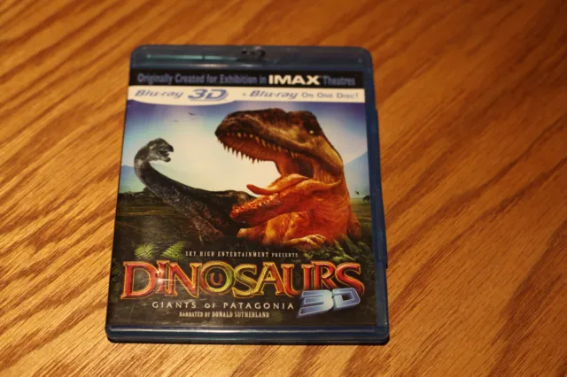 Dinosaurs Of Patagonia 3D Bluray + Bluray On One Disc