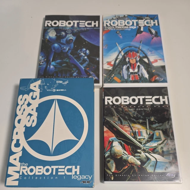 THE ROBOTECH LEGACY Collection, Vol. 1: Macross Saga (DVD, 2001) NTSC ...