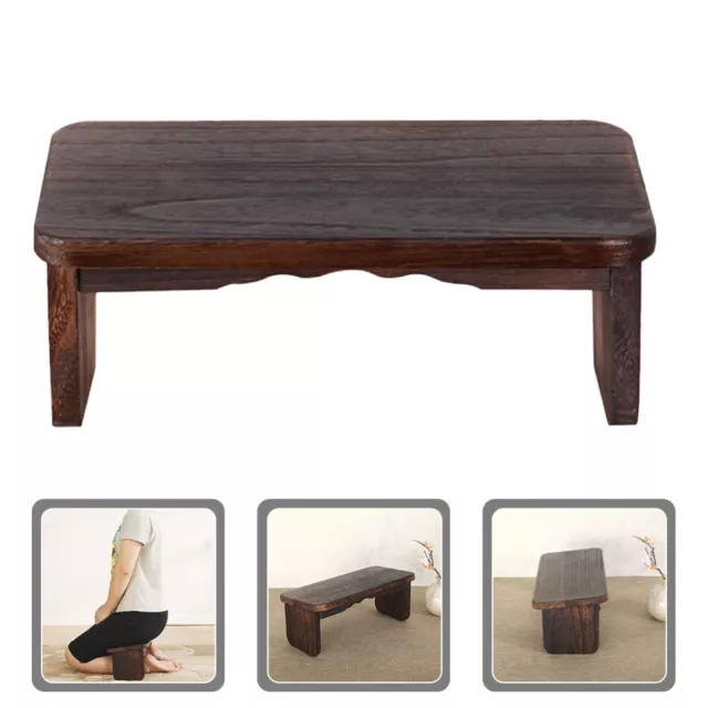 Cojín taburete de meditación de madera maciza silla de yoga maderas